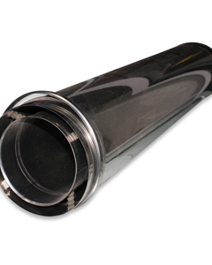 Chimney pipe 1m extens double wall reinforced f/RGA100 EU